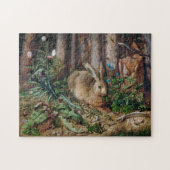 のどかな森のウサギ ジグソーパズル (横)
