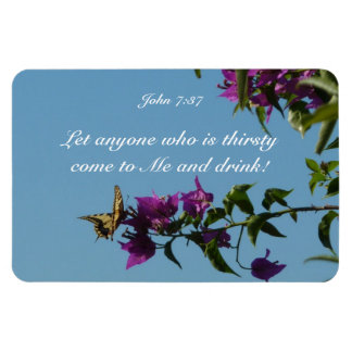 のどが渇いたアゲハチョウ マグネット