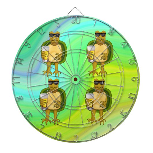 のどが渇いたカメ ダーツボード (正面)