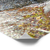 のどが渇いたカラスの飲料水写真 ポスター (角)