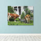 のどが渇いたフレックヴィエ キャンバスプリント (インサイチュ (ウッドフロア))