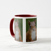 のどが渇いたリスのマグカップ マグカップ (正面左)