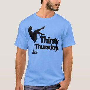 のどが渇いた木曜日 の新しい糸のワイシャツ Tシャツ