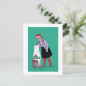 のどが渇いた赤毛 ポストカード (スタンド正面)