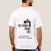 のどが渇いた2 Tシャツ (裏面)