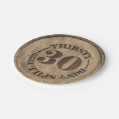 のどが渇いた30枚の紙皿 ペーパープレート (アングル)