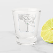 「のどが渇いた」ハッピーアワー ショットグラス (裏面)