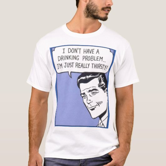 のどが渇いた Tシャツ (正面)