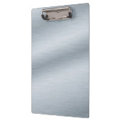 のどによってブラシをかけられる銀製の背景 クリップボード (左)