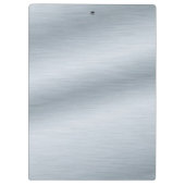 のどによってブラシをかけられる銀製の背景 クリップボード (裏面)