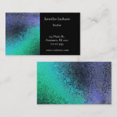 のどによって槌で打たれる金属の名刺 名刺 (正面/裏面)