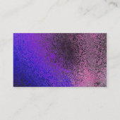 のどによって槌で打たれる金属の名刺 名刺 (裏面)