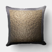 のどによって槌で打たれる銅の枕 クッション (裏面)