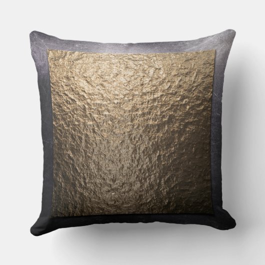 のどによって槌で打たれる銅の枕 クッション (裏面)