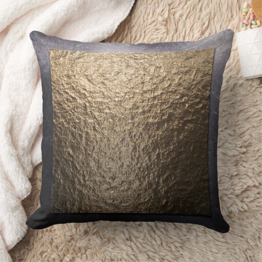 のどによって槌で打たれる銅の枕 クッション (ブランケット)