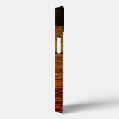 のどによって油をさされる木製の板のパーソナライズなカスタム Case-Mate iPhoneケース (裏面 / 右)