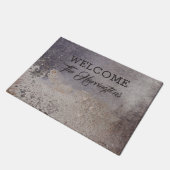 のどによって腐食される金属のカスタムな文字のドア・マット ドアマット (アングル)