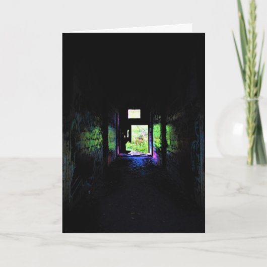 「のどに」誕生日カード カード (正面)