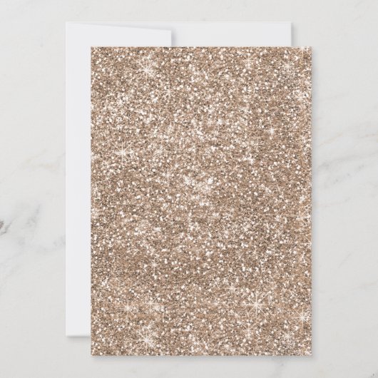 のどのばら色の金ゴールドのカボチャ第1誕生日の招待状 招待状 (裏面)