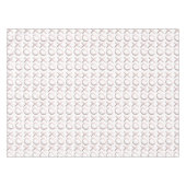 のどのばら色の金ゴールドのタイポグラフィはxoxoを抱き締め、接吻します テーブルクロス (正面(横))