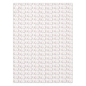 のどのばら色の金ゴールドのタイポグラフィはxoxoを抱き締め、接吻します テーブルクロス (正面)