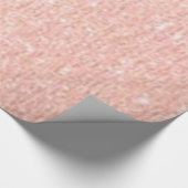 のどのばら色の金ゴールドの輝きの包装紙 ラッピングペーパー (角)