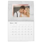 のどのばら色の金ゴールドは|の数々のな写真に大理石模様をつけ、 カレンダー (2月 2026)