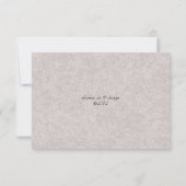 のどのエンボスのオートバイが付いているRSVPカード 出欠カード (裏面)