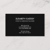 のどのエンボスの金ゴールドパターンは2味方しました 名刺 (裏面)