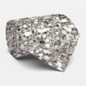 (のどの)グリッターのハヌカーのタイに銀を着せて下さい ネクタイ (ロール)