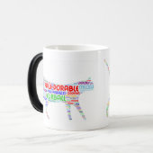 のどを曲がらせる猫 モーフィングマグカップ (正面左)