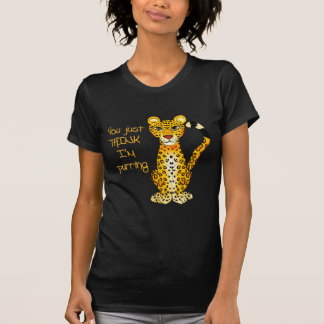 のどを鳴らすジャガー Tシャツ