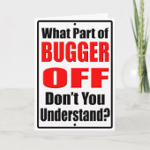 のどんな部分を離れて台無しにしなさいか カード (正面)