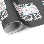 のどんな部分理解しないかアイスホッケー ラッピングペーパー (ロールコーナー)