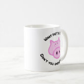 のどんな部分Oink…か コーヒーマグカップ (正面右)