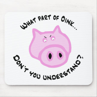 のどんな部分Oink…か マウスパッド