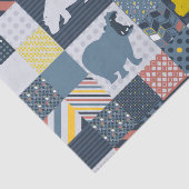 のどキルトにされたカバ 薄葉紙 (詳細)