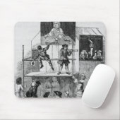 のど、手品師に関する2つの広告 マウスパッド (マウス)