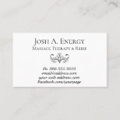 *~*のはす星雲の宇宙ピンクの紫色の銀河系 名刺 (裏面)