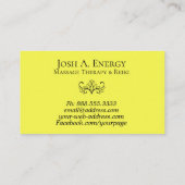 *~*のはす星雲の宇宙金ゴールドのオレンジの銀河系 名刺 (裏面)