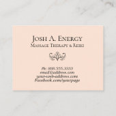 *~*のはす星雲の銀河系の宇宙ピンクのラベンダー 名刺 (裏面)