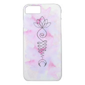 *~*のはす月エネルギー治療師のReikのヨガ Case-Mate iPhoneケース (裏面)