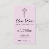 *~*のはす輝きは種族治療の霊気を放射します 名刺 (裏面)