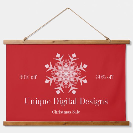 のぶら下がったウォールサインCraftersアーティストビジネスぶら下がったズ 吊り下げ型タペストリー (正面)