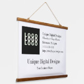 のぶら下がったウォールサインCraftersアーティストビジネスぶら下がったズ 吊り下げ型タペストリー (傾斜あり)