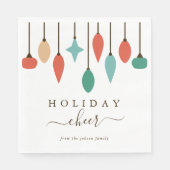 のぶら下がったオーナメント スタンダードランチョンナプキン (正面)