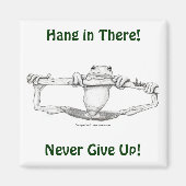 のぶら下がったツリーカエルやる気を起こさせる磁石 マグネット (正面)