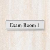 のぶら下がったドア名プレート サインプレート (正面)