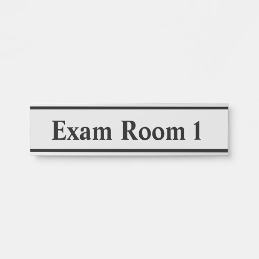 のぶら下がったドア名プレート サインプレート (正面)