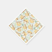 のぶら下がったナマズ スタンダードカクテルナプキン (角)